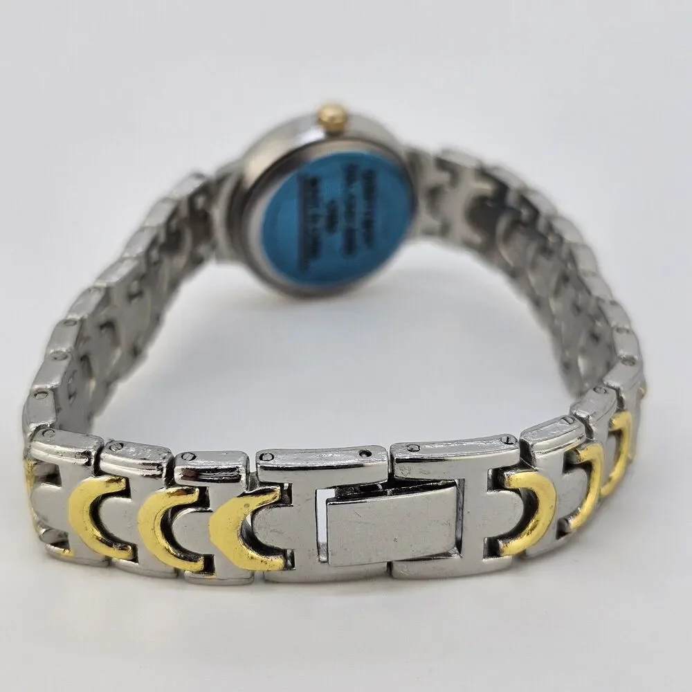 Women's Watch 24MM White Dial Two Tone Bracelet‎ Band 6.5